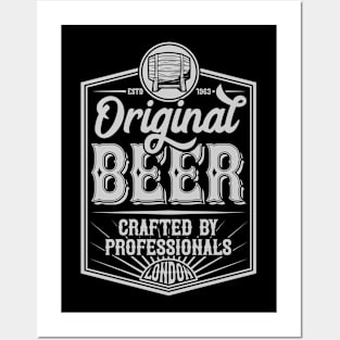 Original Beer Crafted London Posters and Art